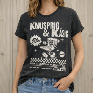 Pizza Shirt „Knusprig & Käsig“